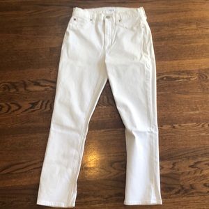 White Hudson Harper Crop Jean -28